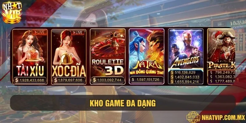 Kho game phong phú và chất lượng hàng đầu thị trường