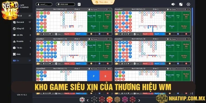 4+ trò chơi casino siêu lôi cuốn với lượt tham gia khủng