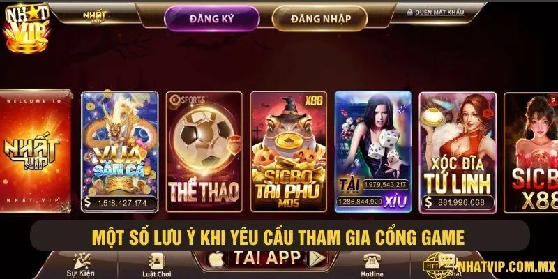 Lưu ý khi tham gia vào cổng trực tuyến