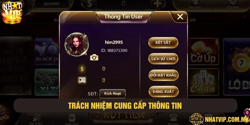 Hãy chắc chắn bạn đã cung cấp thông tin đầy đủ và chính xác