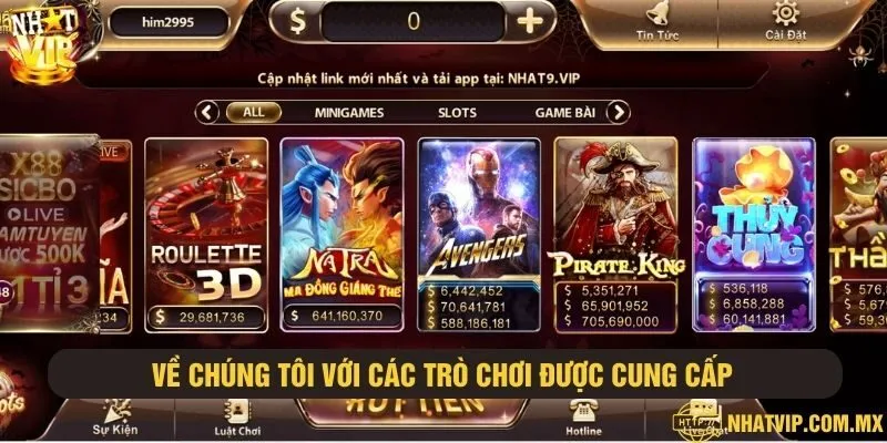 Kho game cung cấp đa dạng