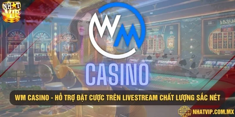 WM Casino - Hỗ trợ đặt cược trên livestream chất lượng sắc nét